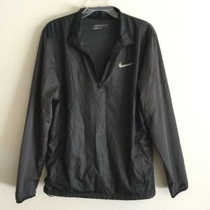 NIKE Men’s Golf Shield 1/2 Zip Windbreaker Long Sleeve Black Sz Small